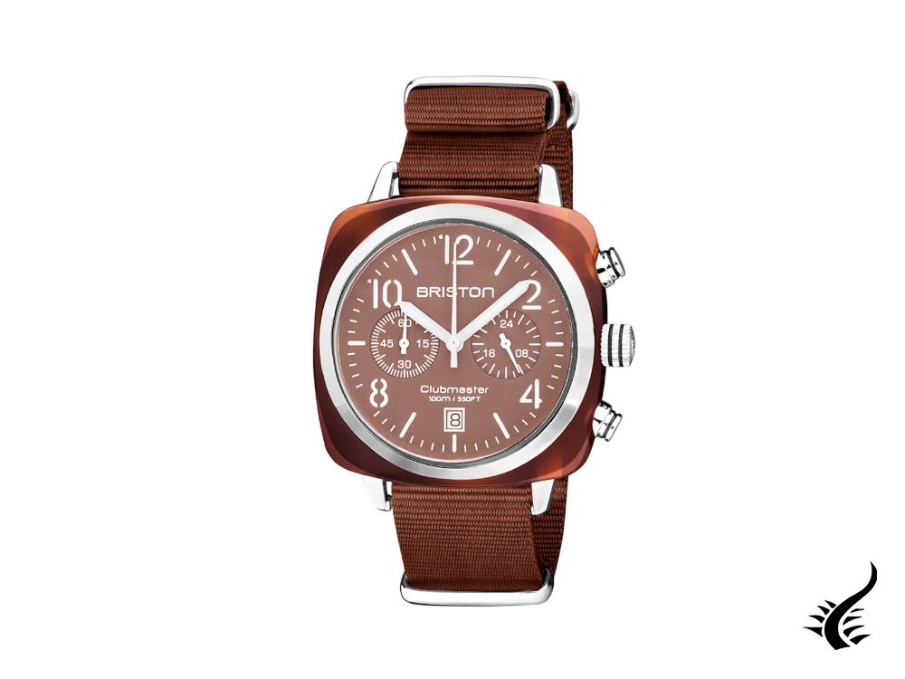 Montre à quartz Briston Clubmaster Classic Terracotta, 40 mm, 20140.SA.T.37.NTCH