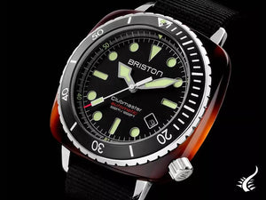 Briston Clubmaster Diver Automatic Watch, Black, 44 mm, 21644.SA.T.1.NB