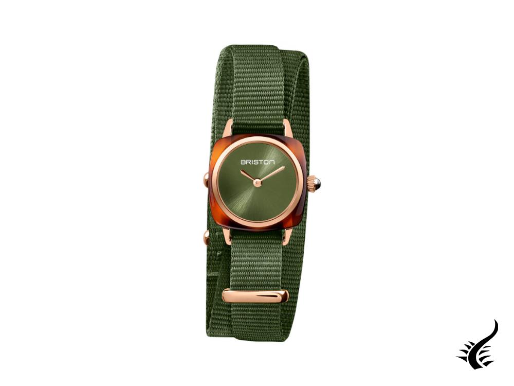 Briston Clubmaster Lady Quartz Watch, Green, 24 mm, 21924.PRA.T.26.NOL