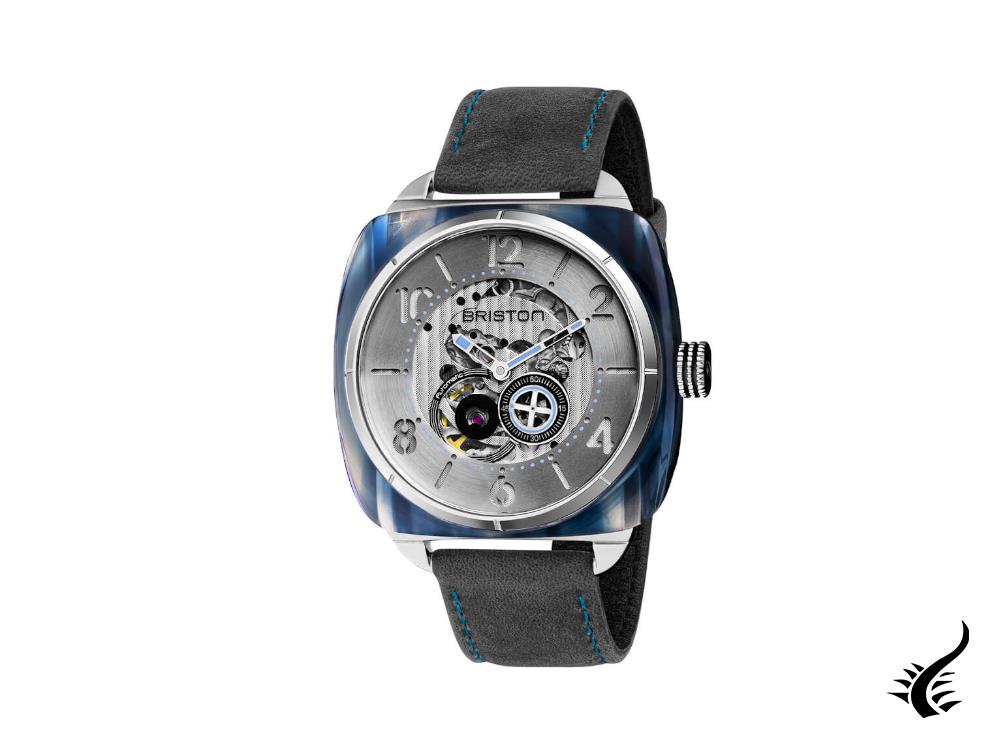 Briston Streamliner Skeleton Automatic Watch, Blue, 42 mm, 201042.SA.BL.2.B