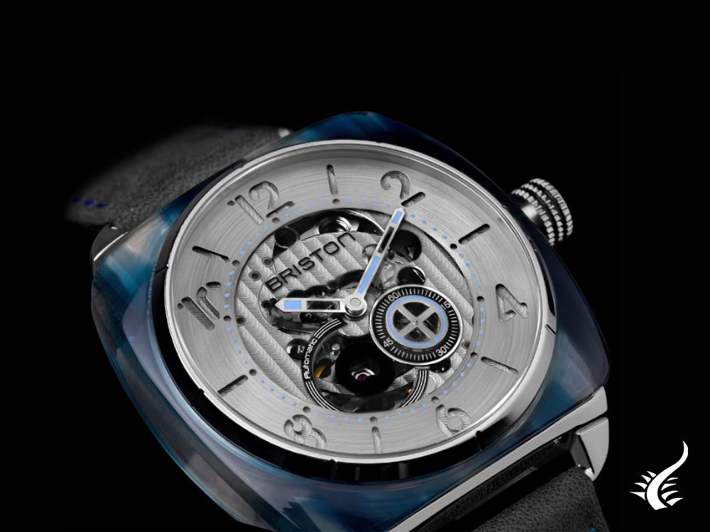 Briston Streamliner Skeleton Automatic Watch, Blue, 42 mm, 201042.SA.BL.2.B