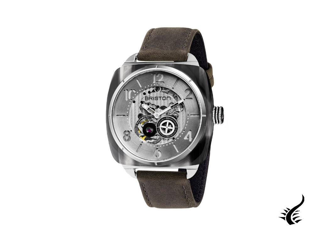 Briston Streamliner Skeleton Automatic Watch, Grey, 42 mm, 201042.SA.G.2.B