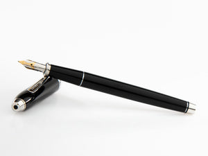 Stylo plume Cross Townsend, laqué, noir, poli, plaqué rhodium