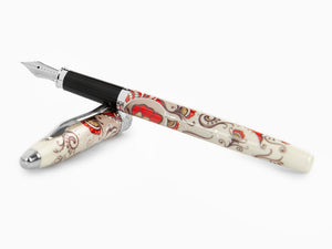 Cross Botanica Red Hummingbird Vine Fountain Pen, Lacquer, AT0646-3