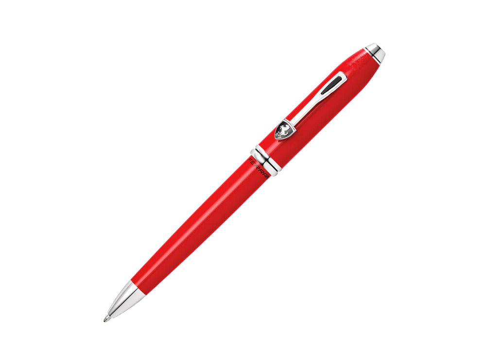 Cross Ferrari Townsend Ballpoint Pen, Lacquer, Red, Rhodium, FR0042-57