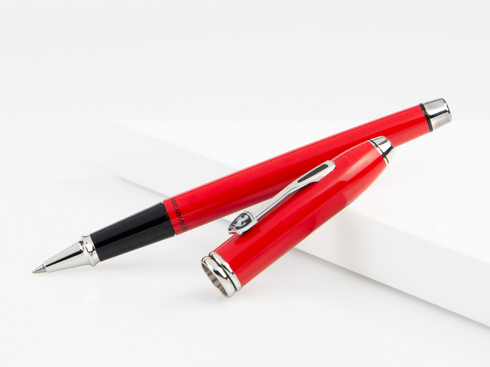 Cross Ferrari Townsend Rollerball Pen, Lacquer, Red, Rhodium, FR0045-57