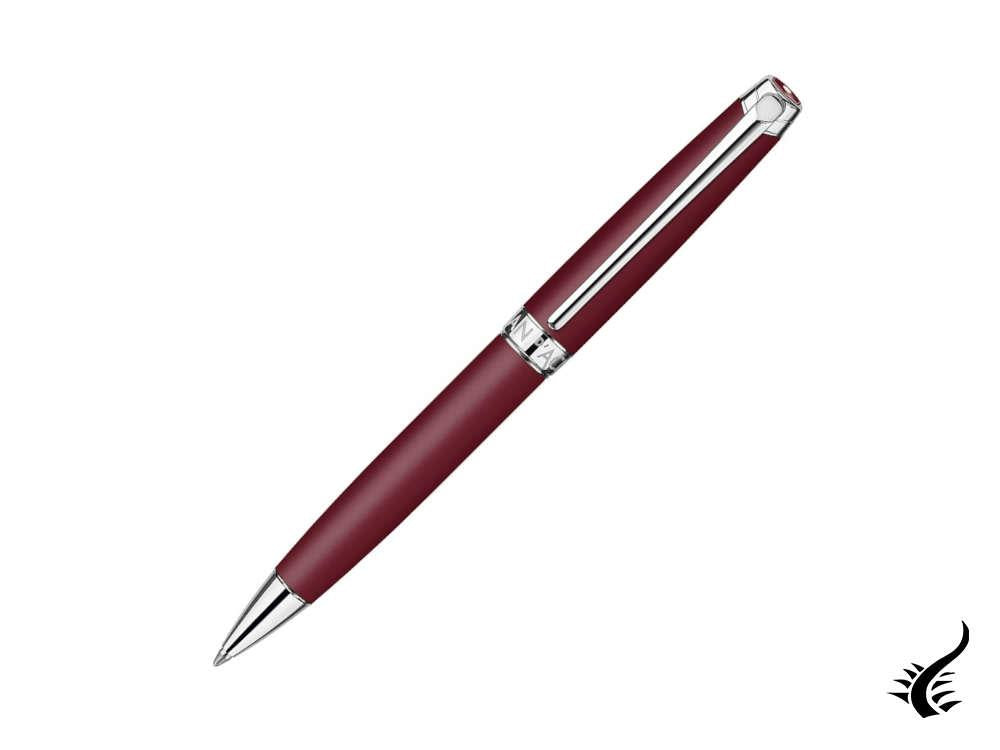 Caran d'Ache Léman Stylo bille, Laiton, Bourgogne, 4789.085