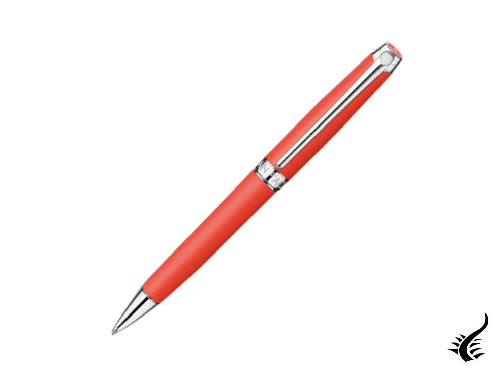 Caran d'Ache Léman Ballpoint pen, Brass, Coral, 4789.061,