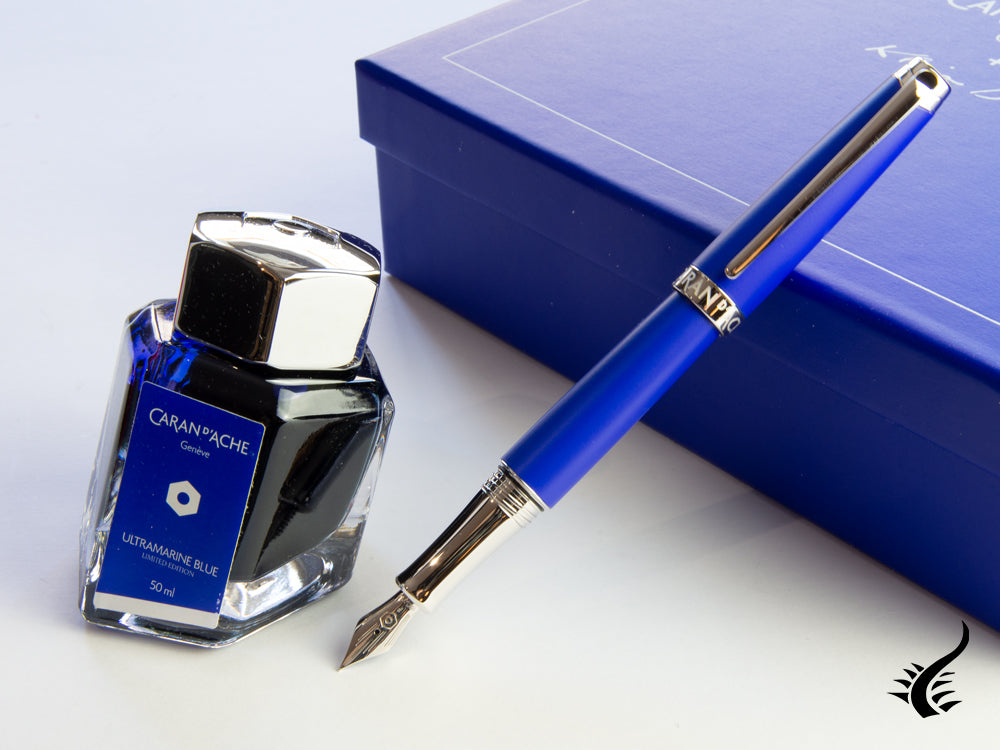 Stylo plume Caran d'Ache Léman Klein Blue, édition limitée, 4799.648