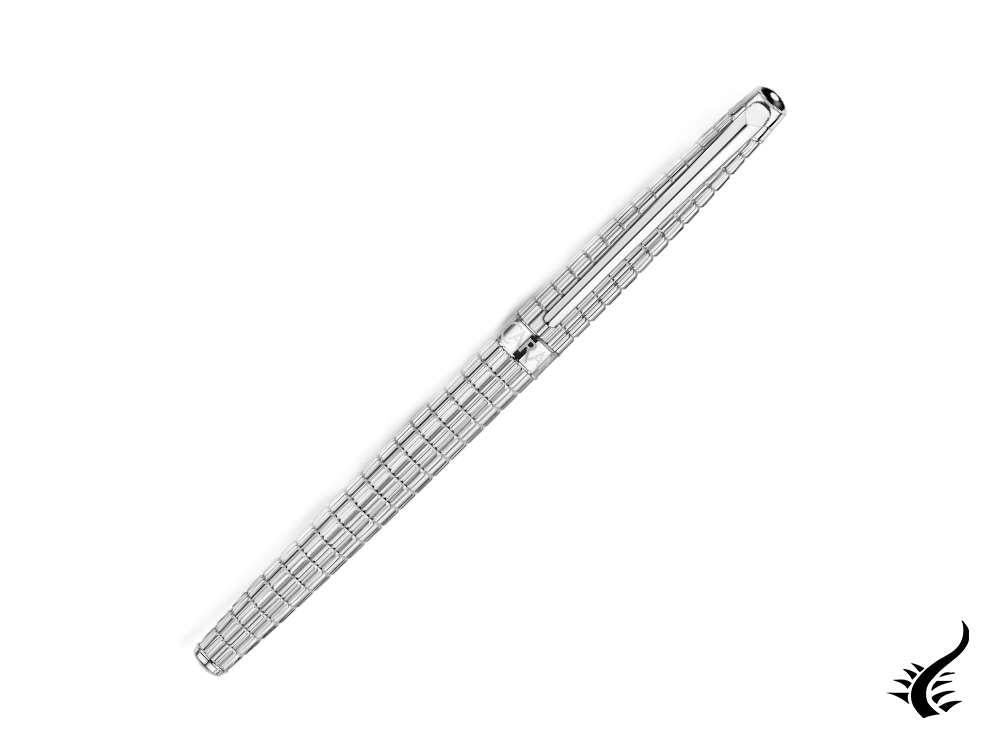 Stylo plume Caran d'Ache Léman Slim Lights, rhodié, argent, 4791.386