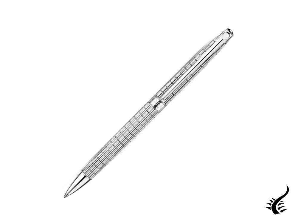 Caran d'Ache Léman Slim Lights Ballpoint pen, Rhodium, Silver, 4781.386