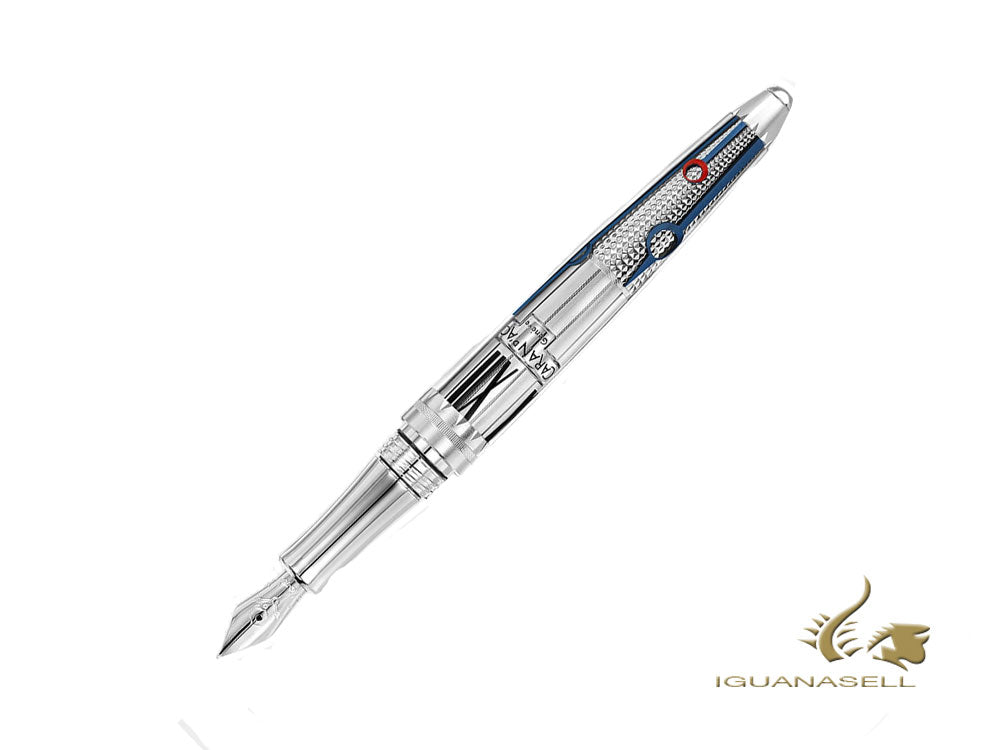 Caran d´Ache Timekeeper Fountain Pen, Silver, Limited Edition, 1621.481