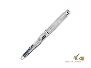 Caran d´Ache Timekeeper Fountain Pen, Silver, Limited Edition, 1621.481