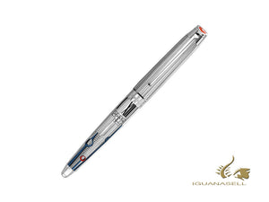 Caran d´Ache Timekeeper Rollerball pen, Silver, Limited Edition, 1622.481