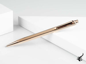 Caran d´Ache Ecridor Chevron Ballpoint pen, Brass, Rose Gold, 898.207