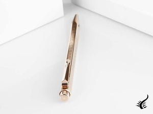 Caran d´Ache Ecridor Chevron Ballpoint pen, Brass, Rose Gold, 898.207