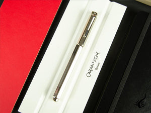 Caran d´Ache Ecridor Chevron Fountain Pen, Palladium, Silver, 958.286