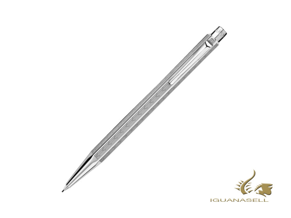 Caran d´Ache Ecridor Chevron Mechanical pencil, Palladium, Silver, 4.286