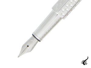 Caran d´Ache Ecridor Golf Fountain Pen, Palladium, Silver, 958.516