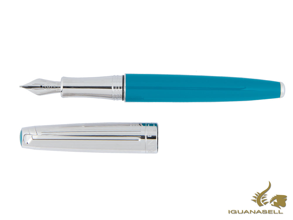 Caran d´Ache Léman Bicolor Turquoise Fountain Pen, Lacquer, 4799.171