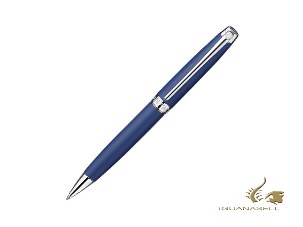 Stylo bille Caran d´Ache Léman Blue Night Matt, Vernis Mat, Bleu, 4789.449