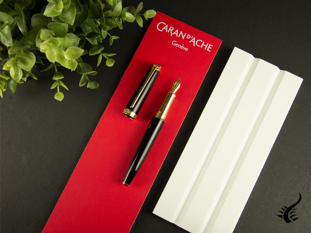 Stylo Plume Caran d´Ache Léman Ebony Black, Laque, 4799.282