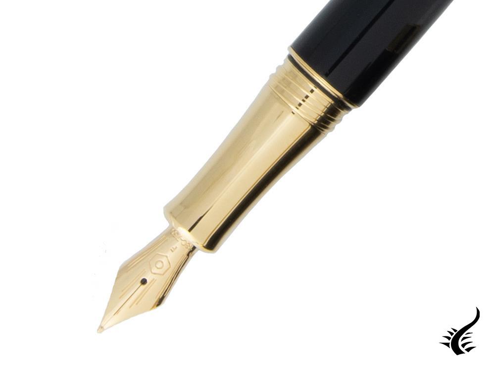 Caran d´Ache Léman Ebony Black Fountain Pen, Lacquer, 4799.282