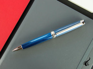 Stylo bille Caran d´Ache Léman Grand Bleu, Lacque, Finitions Rhodiées, 4789.168