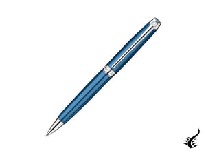 Stylo bille Caran d´Ache Léman Grand Bleu, Lacque, Finitions Rhodiées, 4789.168