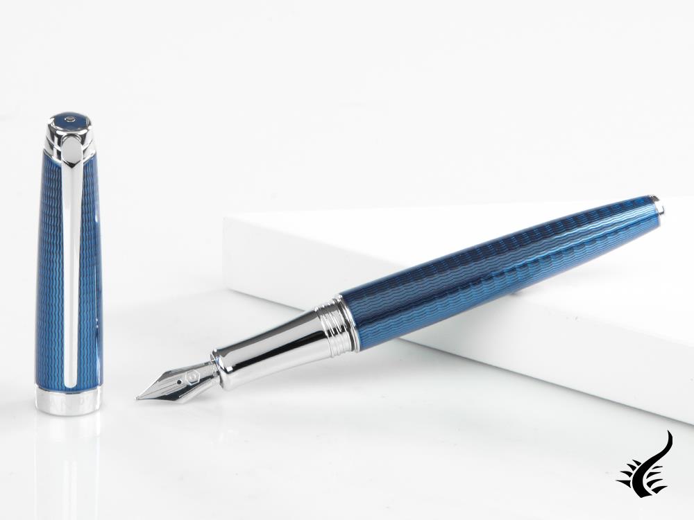 Caran d´Ache Léman Grand Bleu Fountain Pen, Lacquer Blue, 4799.168