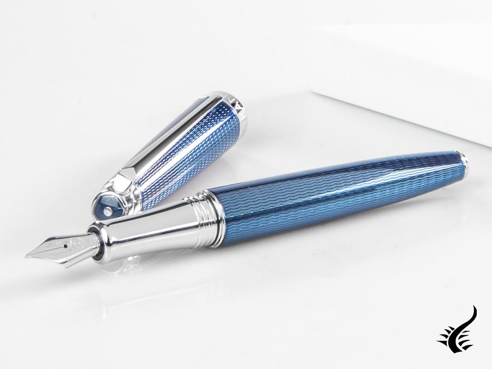 Stylo Plume Caran d'Ache Léman Grand Bleu, Laque Bleu, 4799.168