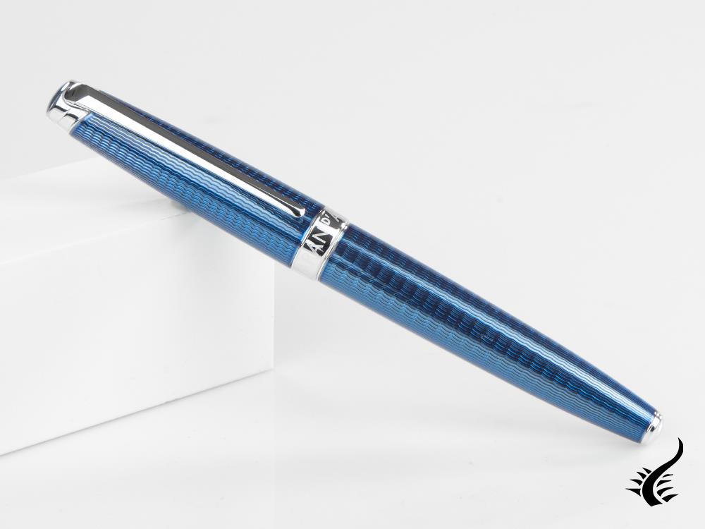 Caran d´Ache Léman Grand Bleu Rollerball pen, Lacquer, Rhodium Trims, 4779.168