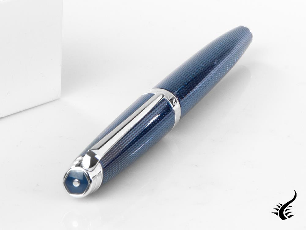 Caran d´Ache Léman Grand Bleu Rollerball pen, Lacquer, Rhodium Trims, 4779.168