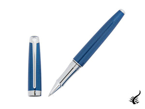 Caran d´Ache Léman Grand Bleu Rollerball pen, Lacquer, Rhodium Trims, 4779.168