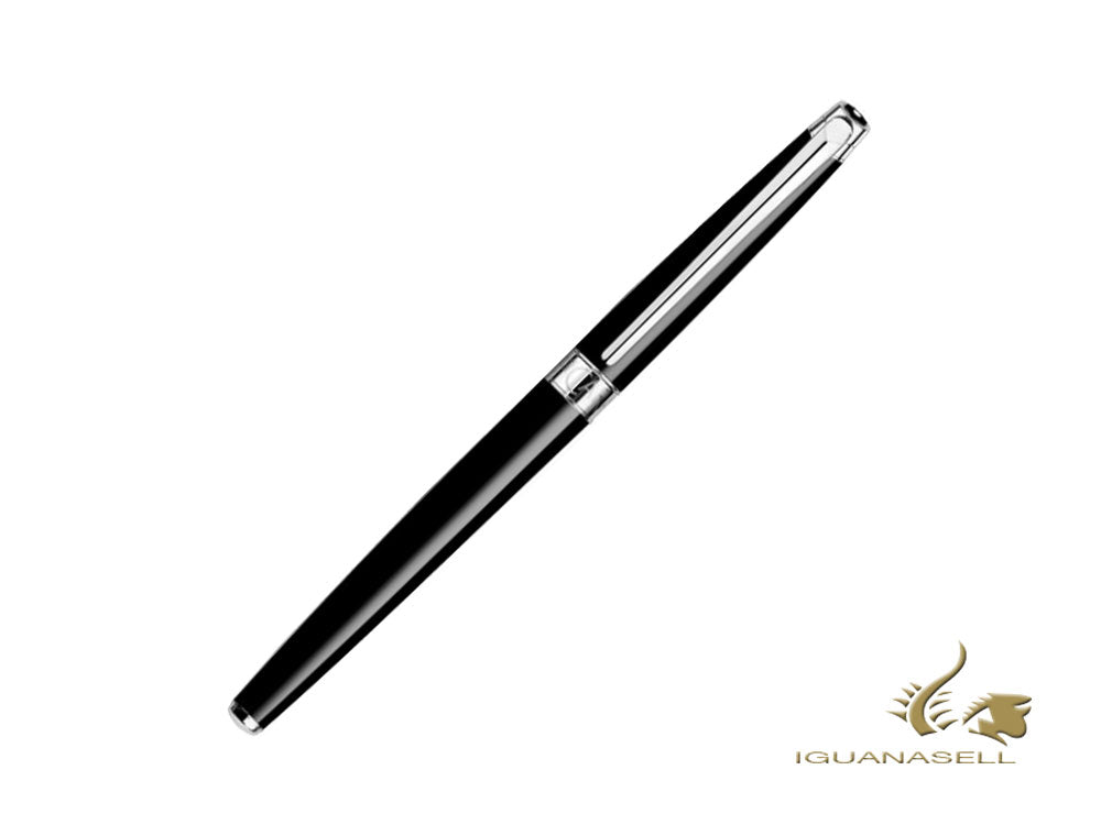 Caran d´Ache Léman Slim Black Ebony Rollerball pen, Lacquer, Black, 4771.782