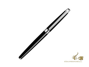 Stylo roller Caran d´Ache Léman Slim Black Ebony, Laque, Noir, 4771.782