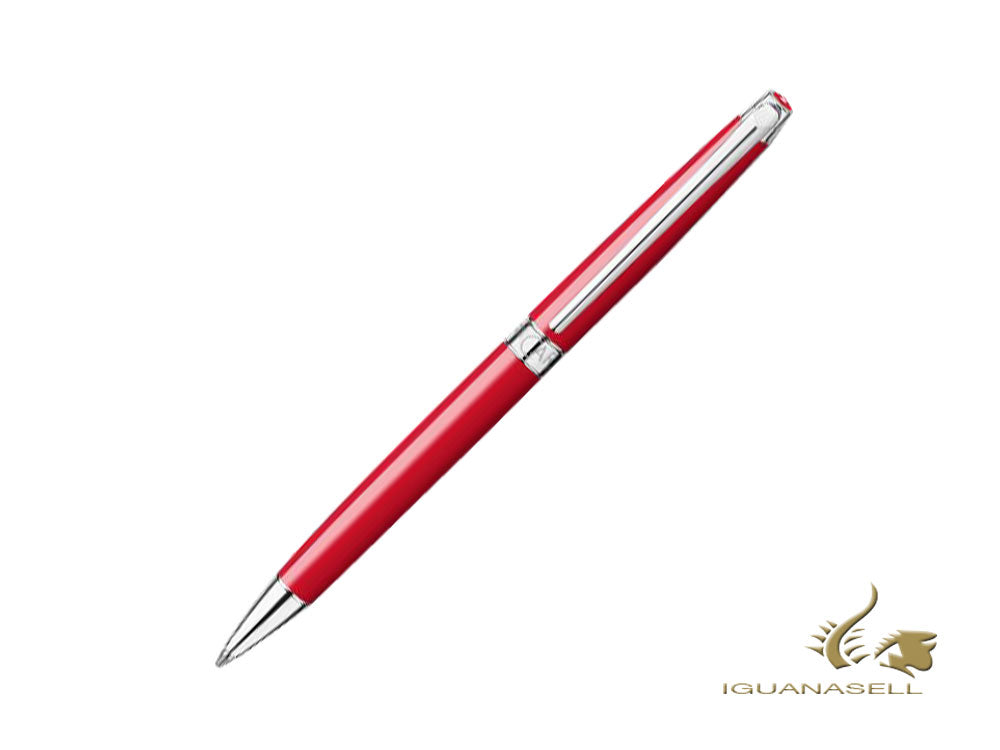 Stylo bille Caran d´Ache Léman Slim Scarlet Red, Laque, Rouge, 4781.770