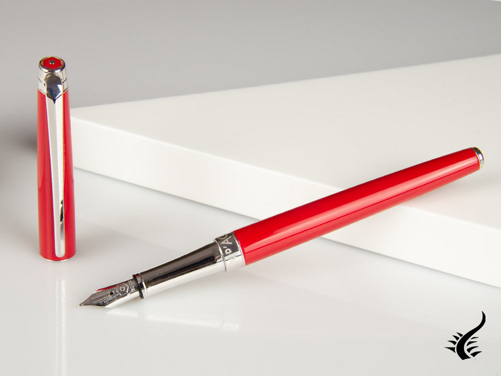 Stylo plume Caran d´Ache Léman Slim Scarlet Red, laque, 4791.770