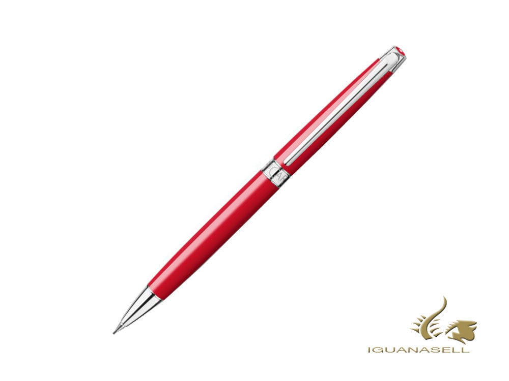 Caran d´Ache Léman Slim Scarlet Red Mechanical pencil, Red, Rhodium, 4761.770