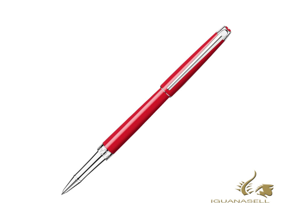 Caran d´Ache Léman Slim Scarlet Red Rollerball pen, Lacquer, Red, 4771.770