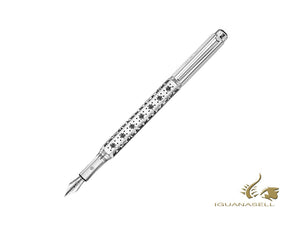 Caran d´Ache OberalpFountain Pen, Silver, Limited Edition, 1651.481