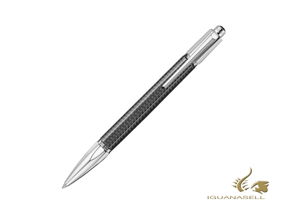 Caran d´Ache Varius Carbon Ballpoint pen, Carbon, Black, Rhodium, C4480.017