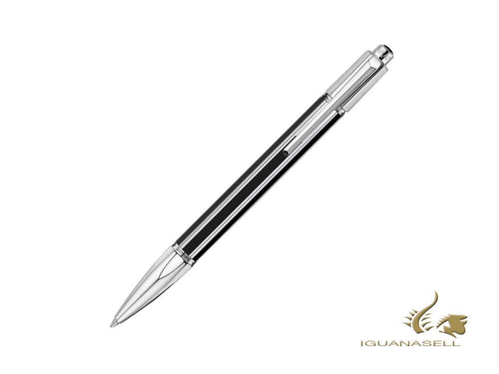 Caran d´Ache Varius China Black Ballpoint pen, Lacquer, Rhodium, C4480.020