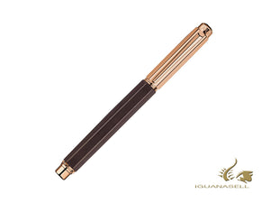 Caran d´Ache Varius Ebony Rollerball pen, PVD Rose Gold, Brown, 4470.142