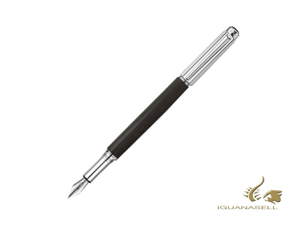 Caran d´Ache Varius Ivanhoe Black Fountain Pen, Coat of mail, C4490.082