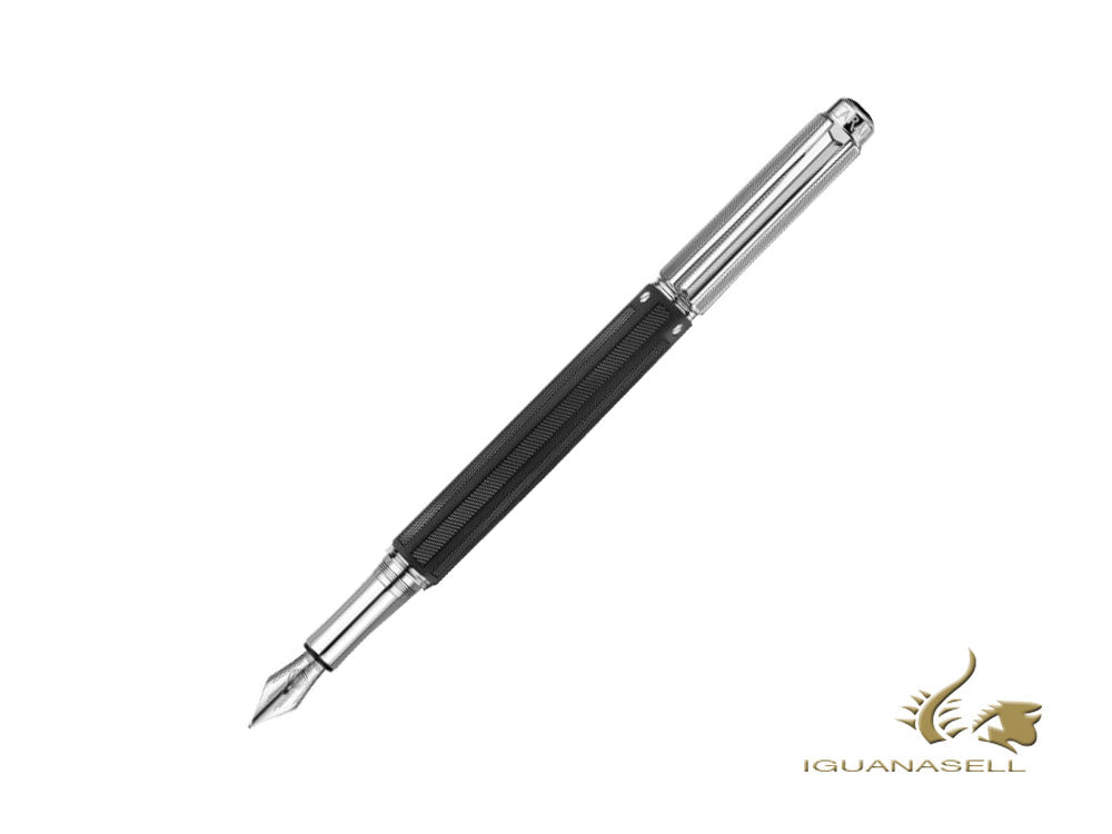 Stylo plume Caran d´Ache Varius Rubracer, caoutchouc, rhodium, 4490.085