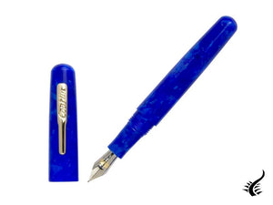 Stylo plume Conklin All American Lapis Blue, résine, acier, CK71442