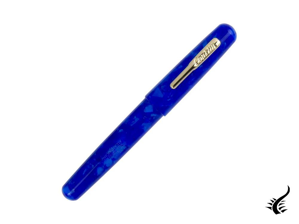 Stylo plume Conklin All American Lapis Blue, résine, acier, CK71442