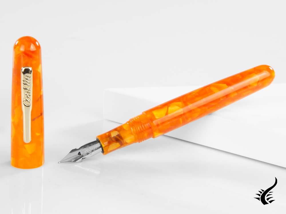 Conklin All American Sunburst Orange Fountain Pen, Resin, CK71412