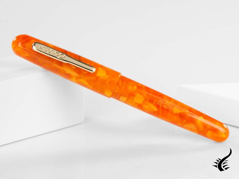 Conklin All American Sunburst Orange Fountain Pen, Resin, CK71412